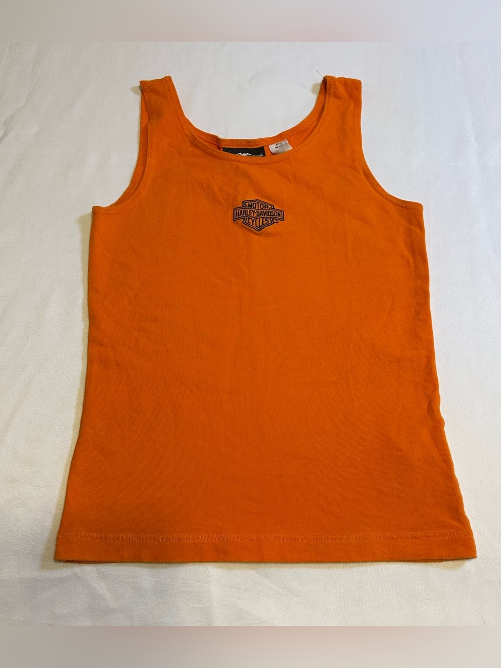 Harley-Davidson Bright Orange Logo Tank